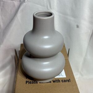 Modern Gray Ceramic Vase